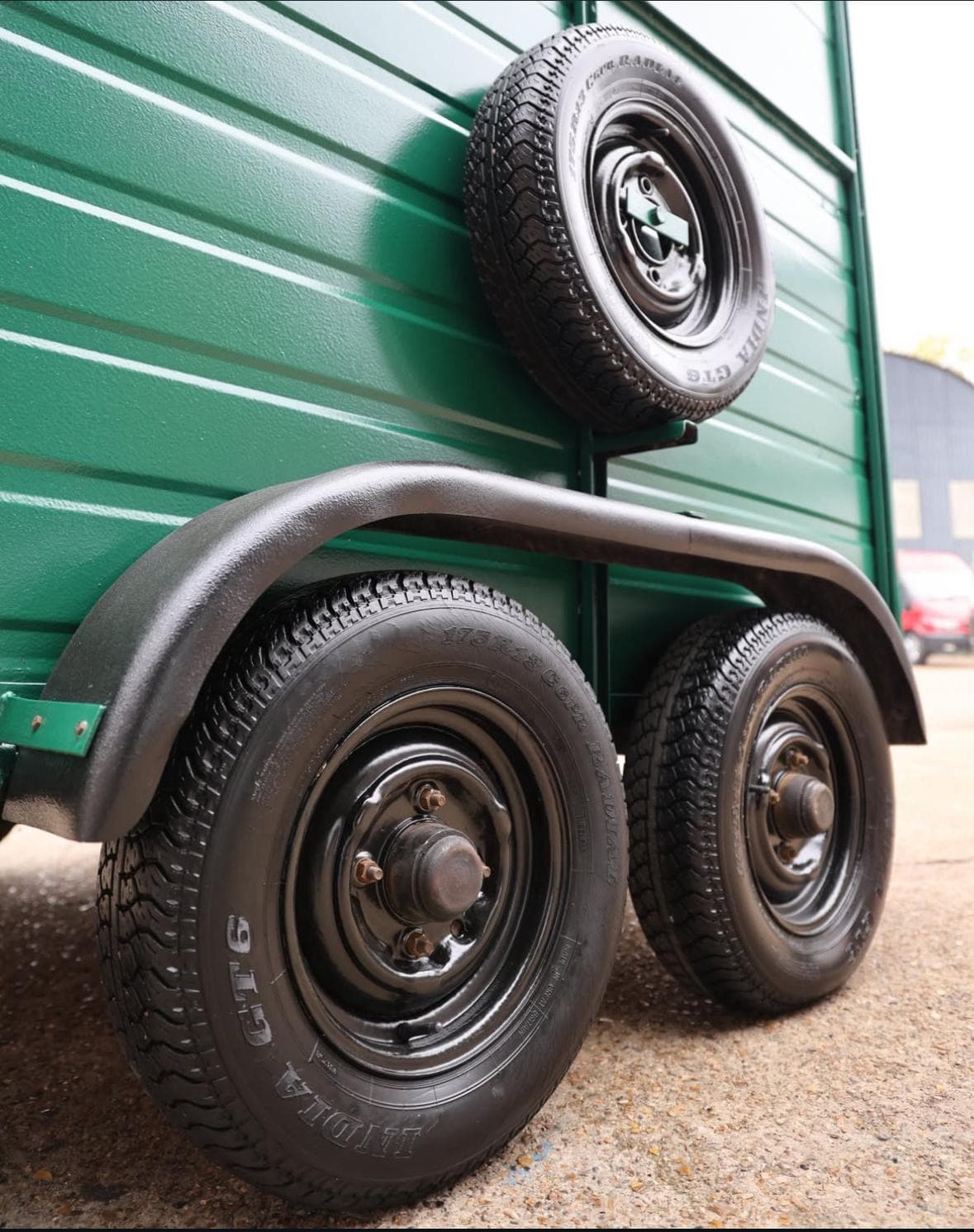 Completed food truck ready for business